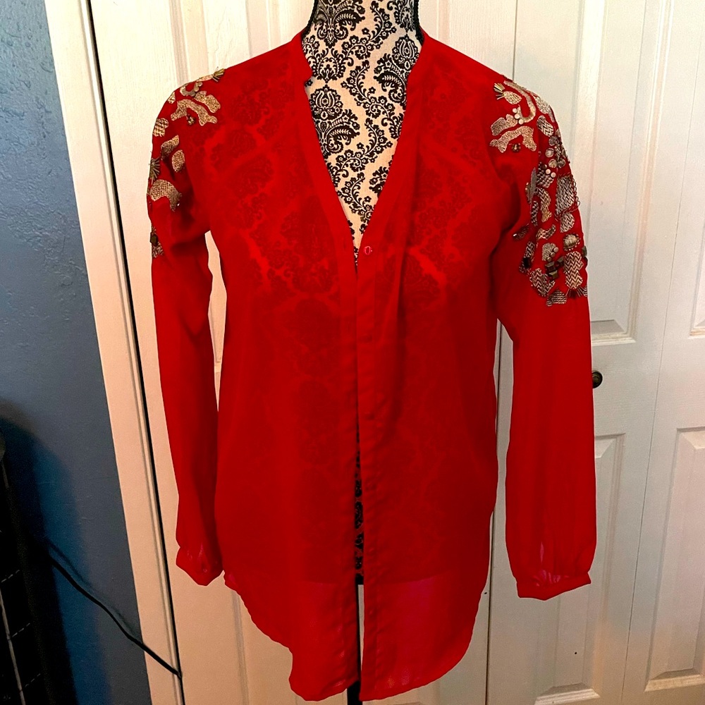 Authentic Icon Sheer Blouse